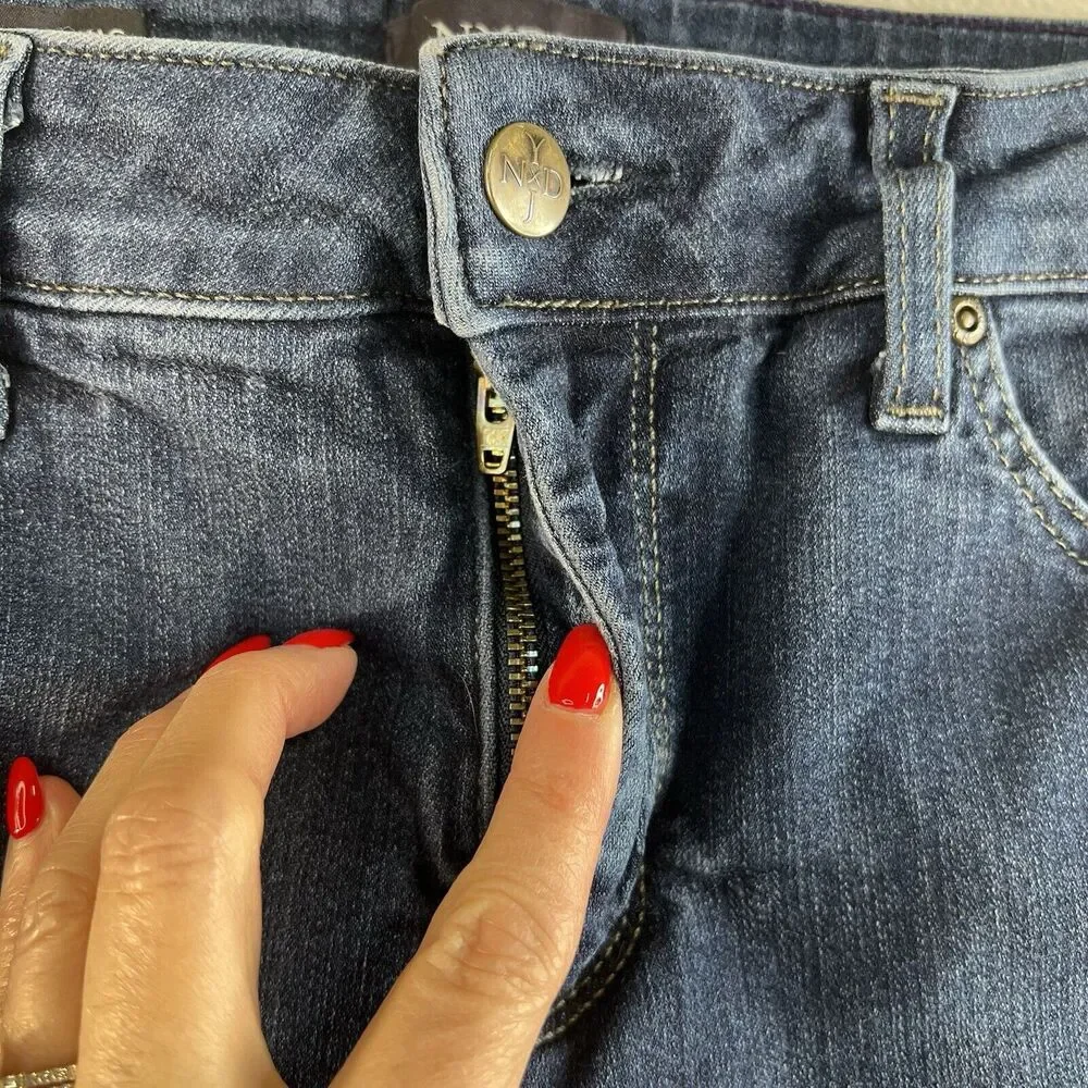 NYDJ 12 Ami Skinny Legging Jeans‎ Mid Rise Lift Tuck Tech Women’s Stretch Blue